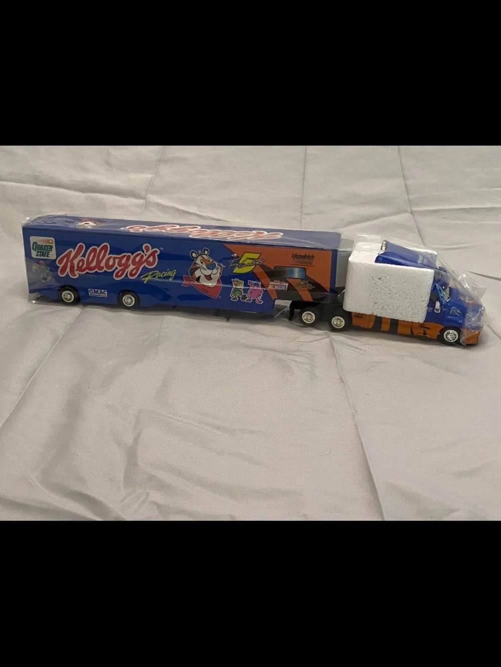 Kelloggs Blue Toy Semi Truck Trailer – Collectible